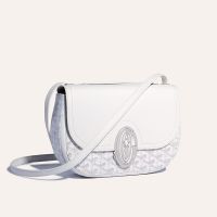 Goyard 233 Bag In Goyardine Canvas White