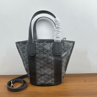 Goyard Belharra PM Bag In Goyardine Canvas Grey