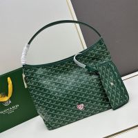 Goyard Boheme Hobo Bag In Coeur Goyardine Canvas Green