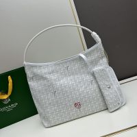 Goyard Boheme Hobo Bag In Coeur Goyardine Canvas White
