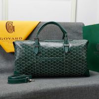 Goyard Bowling 45 Bag In Goyardine Canvas Green