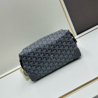 Goyard Bowling 25 Toiletry Bag In Goyardine Canvas Grey