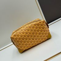 Goyard Bowling 25 Toiletry Bag In Goyardine Canvas Yellow