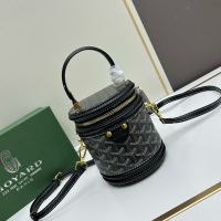 Goyard Cannes Handbag In Goyardine Canvas Black