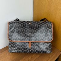 Goyard Capetien MM Messenger In Goyardine Canvas Brown