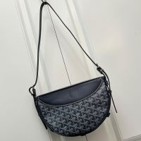 Goyard Hirondelle Bag In Goyardine Canvas Grey