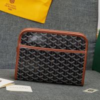 Goyard Jouvence MM Toiletry Bag In Goyardine Canvas Brown