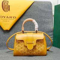 Goyard Mini Saigon Souple Bag In Goyardine Canvas Yellow