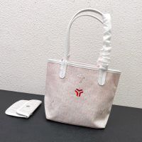 Goyard Mini Saint Louis Reversible Tote In Exclusive Colours Goyardine Claire-Voie Canvas Pink