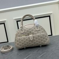 Goyard Saint-Jeanne Bowling Bag In Goyardine Canvas Beige