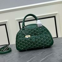 Goyard Saint-Jeanne Bowling Bag In Goyardine Canvas Green