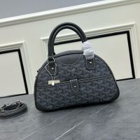 Goyard Saint-Jeanne Bowling Bag In Goyardine Canvas Grey