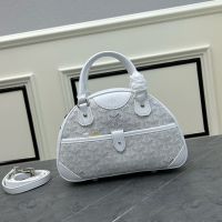 Goyard Saint-Jeanne Bowling Bag In Goyardine Canvas White
