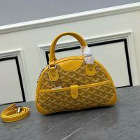 Goyard Saint-Jeanne Bowling Bag In Goyardine Canvas Yellow