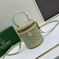 Goyard Cannes Handbag In Goyardine Canvas Beige