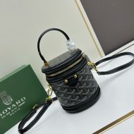 Goyard Cannes Handbag In Goyardine Canvas Black