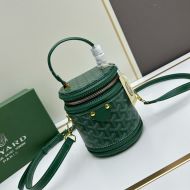 Goyard Cannes Handbag In Goyardine Canvas Green