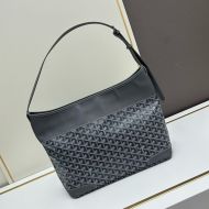 Goyard Grenadine Hobo Bag In Goyardine Canvas Grey