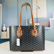 Goyard Okinawa PM Tote In Goyardine Canvas Brown