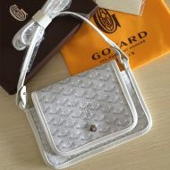 Goyard Plumet Pocket Wallet In Goyardine Canvas White